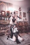 極品姐妹花Raku Haruka高清私拍▌林檎▌魅魔與修女 閨蜜懷中盡享嫩穴抽插快感 羞恥高潮