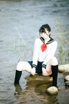 [新姬上線][會員][圖包][CosPlay]蘿莉嫩妹@超級美穴@落落Raku之閃光少女~Shining Days~ 戶外露出的學妹 密穴粉嫩 香甜可口 硬得哥哥停不下來