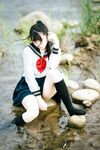 [新姬上線][會員][圖包][CosPlay]蘿莉嫩妹@超級美穴@落落Raku之閃光少女~Shining Days~ 戶外露出的學妹 密穴粉嫩 香甜可口 硬得哥哥停不下來