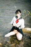 [新姬上線][會員][圖包][CosPlay]蘿莉嫩妹@超級美穴@落落Raku之閃光少女~Shining Days~ 戶外露出的學妹 密穴粉嫩 香甜可口 硬得哥哥停不下來