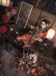 推特女神@鈦合金TiTi之高端頂級攝影系列 滿清服飾