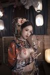 推特女神@鈦合金TiTi之高端頂級攝影系列 滿清服飾