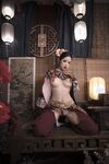 推特女神@鈦合金TiTi之高端頂級攝影系列 滿清服飾