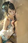 極品雙模網紅美少女火辣出鏡▌雲溪溪x奶桃▌古裝浴池嬉戲 性感肚兜誘人乳暈 濕身誘惑超寫實古代風