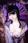 萌新推特00後露臉美少女▌白莉愛吃巧克力▌超色情Cos雷電將軍 露出粉乳嫩穴盡情展示誘人嬌軀