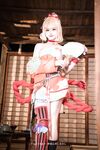 萌新推特00後露臉美少女▌白莉愛吃巧克力▌超美畫風Cos原神宵宮 可愛小蘿莉 三點全露又粉又嫩