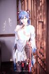 萌新推特00後露臉美少女▌白莉愛吃巧克力▌超色情Cos甘雨粉嫩凸激乳粒 嬌艷欲體粉嫩白虎色氣滿滿