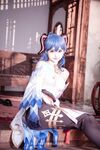 萌新推特00後露臉美少女▌白莉愛吃巧克力▌超色情Cos甘雨粉嫩凸激乳粒 嬌艷欲體粉嫩白虎色氣滿滿