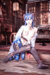 萌新推特00後露臉美少女▌白莉愛吃巧克力▌超色情Cos甘雨粉嫩凸激乳粒 嬌艷欲體粉嫩白虎色氣滿滿