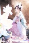 極品Cos爆機少女【喵小吉】九月新作《荷花池》古裝嬌俏美女 超干凈美鮑 高清