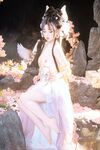 高端ACG业界女神爆机少女▌喵小吉▌古风仙作《如梦令》绝美画风鲜鲍嫩乳 妙哉典藏必备
